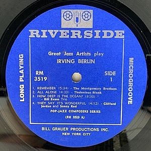 VARIOUS / Great Jazz Artists Play Compositions Of Irving