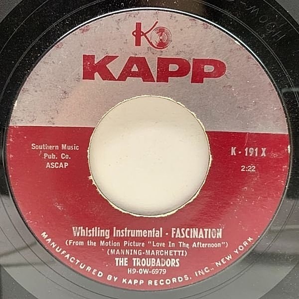 JANE MORGAN / Fascination (7) / Kapp | WAXPEND RECORDS