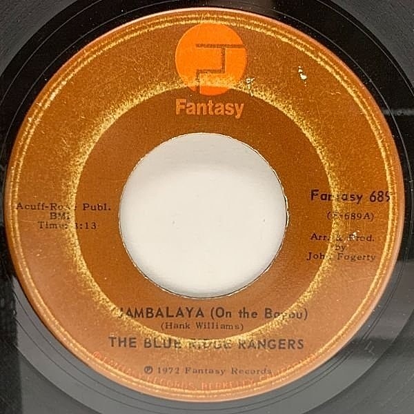レコードメイン画像：【ジョン・フォガッティCCR解散後のソロ】USオリジナル 7インチ BLUE RIDGE RANGERS Jambalaya ('72 Fantasy) スワンプロック 45RPM.