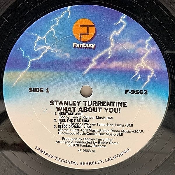 STANLEY TURRENTINE / What About You! (LP) / Fantasy