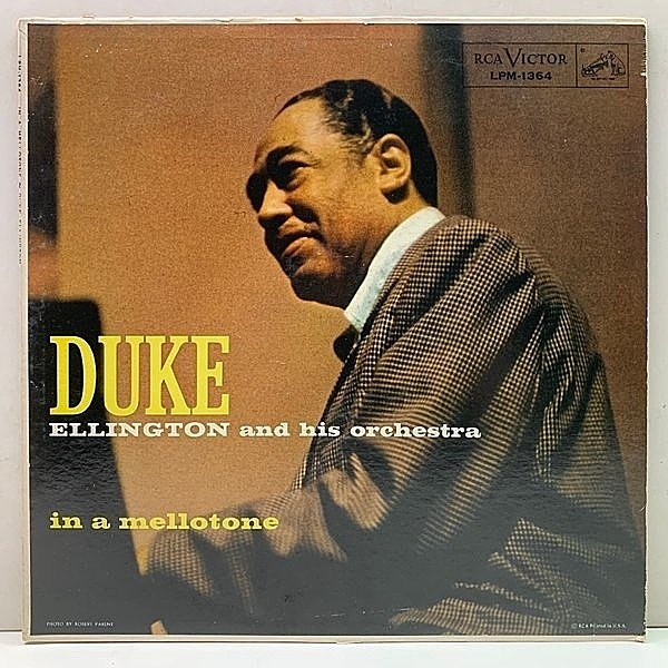 レコードメイン画像：USオリジナル MONO 初版 銀文字 ニッパー犬 DUKE ELLINGTON In A Mellotone ('56 RCA Victor) BEN WEBSTER, JIMMY BLANTON ほか