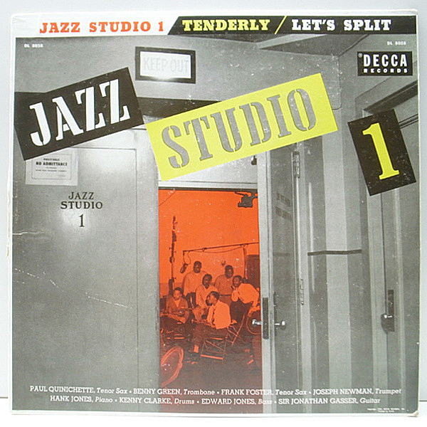 レコードメイン画像：MONO フラット 深溝 USオリジナル『Jazz Studio 1』Joe Newman, Paul Quinichette, Hank Jones, Kenny Clarke ほか 中間派 好セッション！