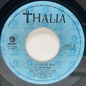 レコード画像：THALIA / Love / La Vida En Rosa (La Vie En Rose)