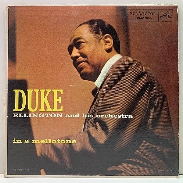 レコードメイン画像：良好盤!! MONO 初版 銀文字 ニッパー犬 USオリジナル DUKE ELLINGTON In A Mellotone ('56 RCA Victor) BEN WEBSTER, JIMMY BLANTON ほか