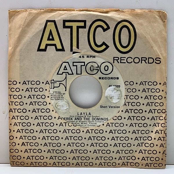DEREK & THE DOMINOS / Layla (7) / ATCO | WAXPEND RECORDS