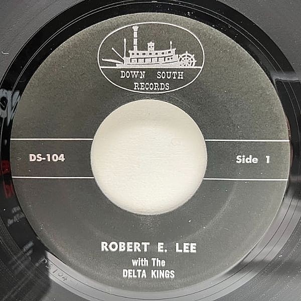 レコードメイン画像：【本場の純正ディキシーランド】良好盤!! USオリジナル 7インチ DELTA KINGS Robert E. Lee / Beautiful Ohio (Down South) 45RPM.