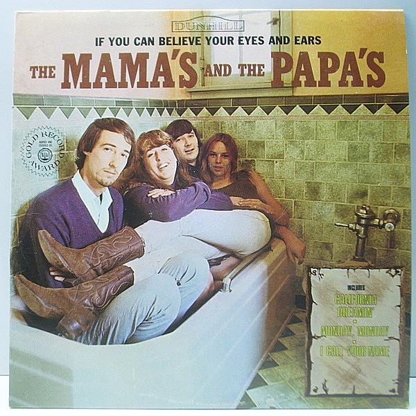 レコードメイン画像：レア 美品 MONO USオリジナル MAMAS & PAPAS If You Can Believe Your Eyes And Ears (米 Dunhill) California Dreamin収録 1st デビュー盤