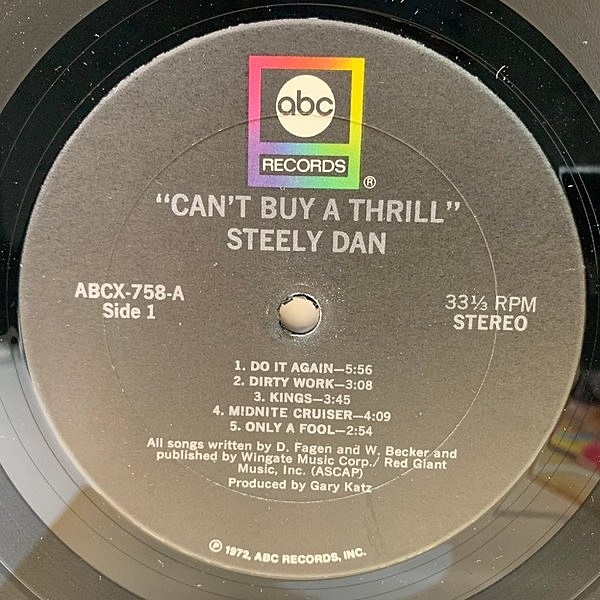 STEELY DAN / Can't Buy A Thrill (LP) / ABC | WAXPEND RECORDS