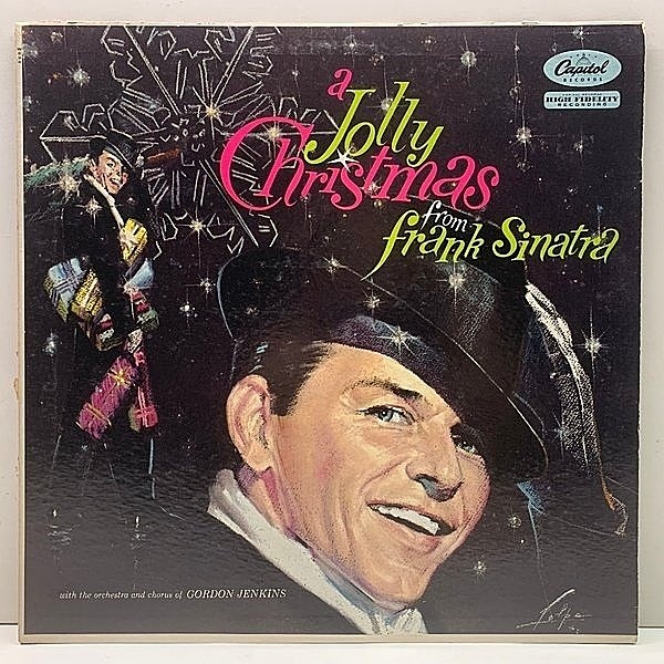 レコードメイン画像：レアな初回プレス!! MONO 灰ラベ USオリジナル FRANK SINATRA A Jolly Christmas From ～ ('57 Capitol) フランク・シナトラ クリスマス