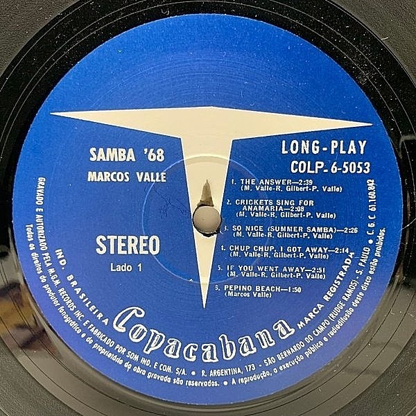MARCOS VALLE SAMBA ’68　ボサノバ　JAZZ　レアグルーヴ MARCOS VALLE SAMBA '68 ボサノバ JAZZ レアグルーヴ Marcos