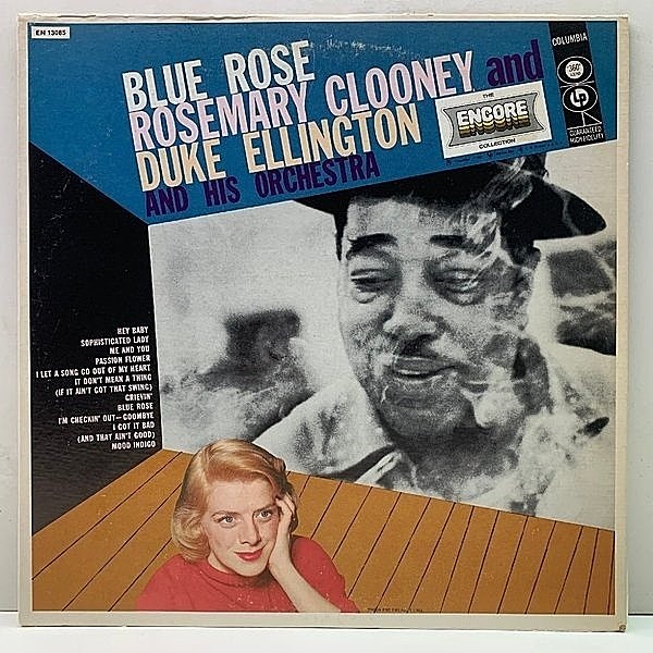 レコードメイン画像：美盤!! USプレス ROSEMARY CLOONEY & DUKE ELLINGTON Blue Rose (Columbia) ローズマリー・クルーニーとエリントン楽団の共演