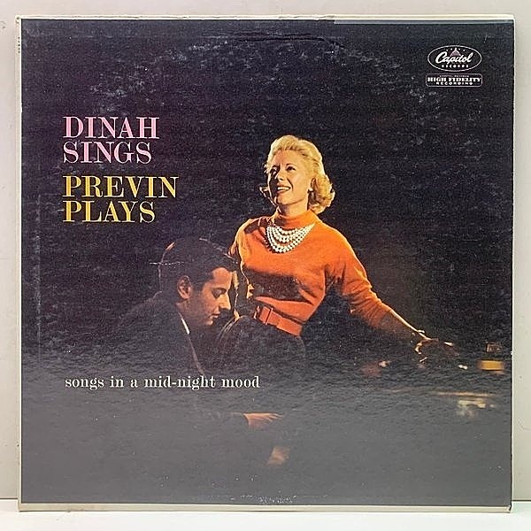 レコードメイン画像：【最高の共演アルバム】美盤!! MONO USオリジナル DINAH SHORE / ANDRE PREVIN Dinah Sings, Previn Plays ('60 Capitol) 初版Left-Logo
