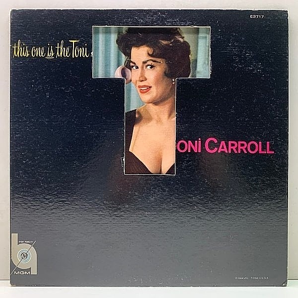 レコードメイン画像：稀少なモノラル美盤!! MONO 深溝 USオリジナル TONI CARROLL This One Is The Toni ('58 MGM) 特殊 鍵穴ギミック トニ・キャロル 名盤