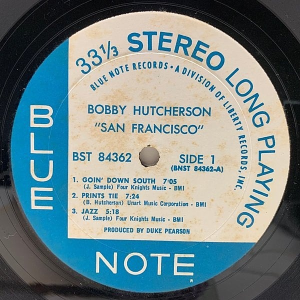BOBBY HUTCHERSON / HAROLD LAND / San Francisco (LP) / Blue