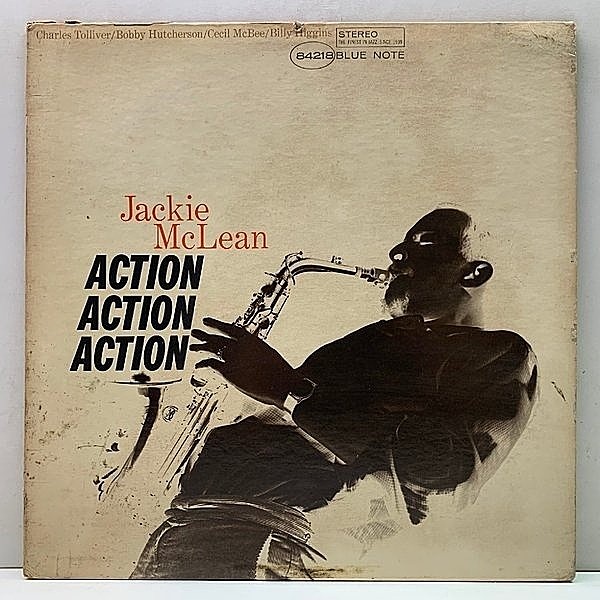 レコードメイン画像：良好盤!! 1stジャケ VANGELDER刻印 NY&LIB 準オリジ JACKIE McLEAN Action ('67 Blue Note) w/ BOBBY HUTCHERSON, BILLY HIGGINS