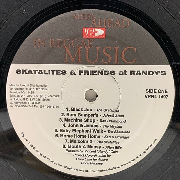 米LP Skatalites Skatalites &amp;amp; Friends At Randys VPLP1497 VP /00219 THE SKATALITES : Skatalites & Friends at Randy's - LP - VP