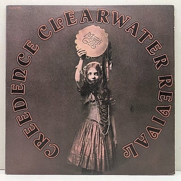 レコードメイン画像：Cut無し!良好! エンボス ざら紙 USオリジナル CREEDENCE CLEARWATER REVIVAL [CCR] Mardi Gras ('72 Fantasy) 最後のスタジオ・アルバム