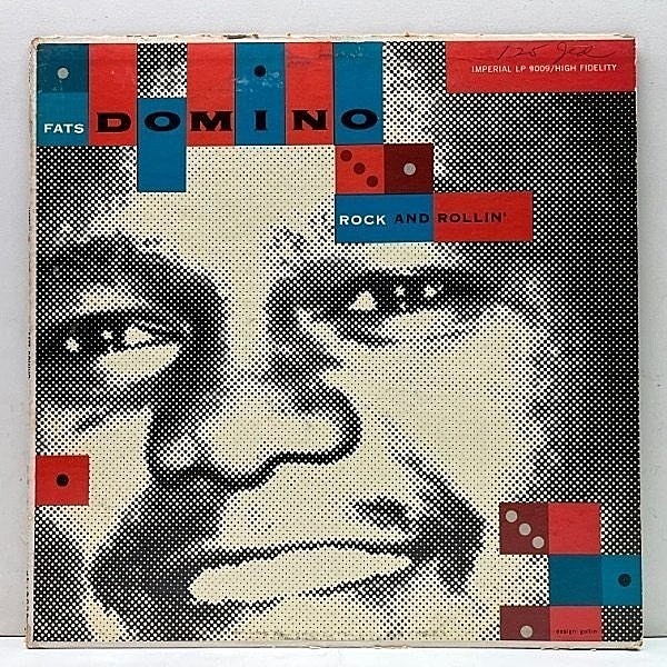 レコードメイン画像：良好盤!! MONO 深溝 US 初期プレス FATS DOMINO Rock And Rollin' ('56 Imperial) ファッツ・ドミノ New Orleans R'N'R, R&B キング