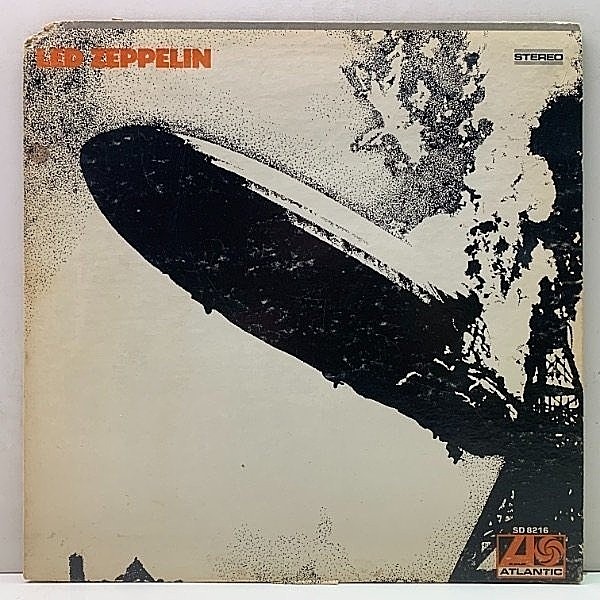 レコードメイン画像：【手書きAマト】US 完全オリジナル LED ZEPPELIN I ('69 Atlantic) レッド・ツェッペリン登場 1st デビュー 米 初回 BROADWAYアドレス