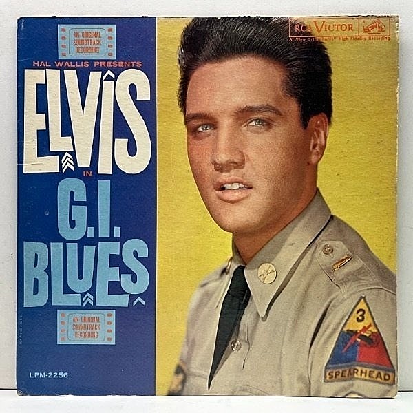 レコードメイン画像：USオリジナル MONO 初回 ニッパー犬 銀文字 深溝 ELVIS PRESLEY G.I. Blues ('60 RCA) エルヴィス・プレスリー スリー 映画 G.I.ブルース