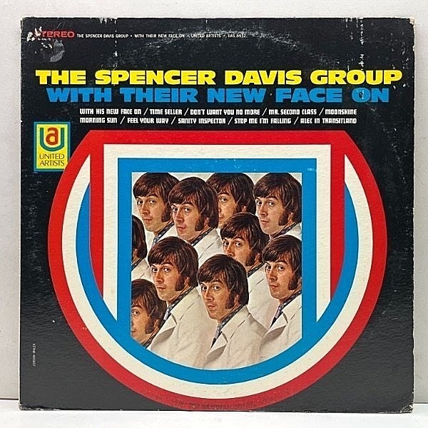 レコードメイン画像：良好盤!! 初版 2色ラベ USオリジナル SPENCER DAVIS GROUP With Their New Face On ('68 United Artists) 米 初回プレス LP