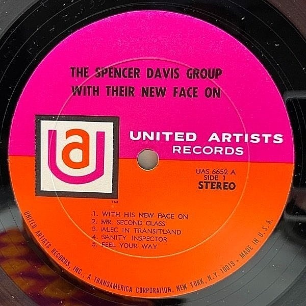 オリジナルLP3枚セット！Spencer Davis Group レコード SPENCER DAVIS GROUP / With Their New Face On (LP) / United