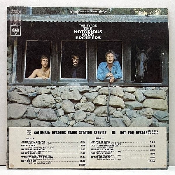 レコードメイン画像：プロモ 良好品!! 2eye USオリジナル BYRDS Notorious Byrd Brothers ('68 Columbia) バーズ／名うてのバード兄弟 5th サイケ名作