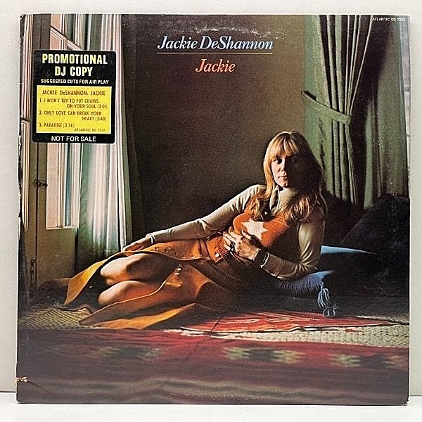 レコードメイン画像：プロモ 美盤!! 初版 BROADWAYリム USオリジ JACKIE DeSHANNON Jackie ('72 Atlantic) ジャッキー・デシャノン SSW, Swamp w/ Reggie Young