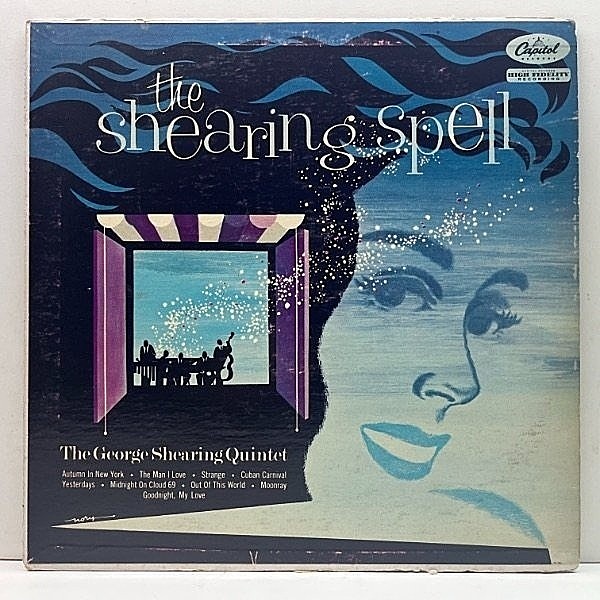 レコードメイン画像：【w/ Toots Thielemans】MONO 初版リング・ターコイズ USオリジナル GEORGE SHEARING The Shearing Spell '56年 Capitol契約第一弾