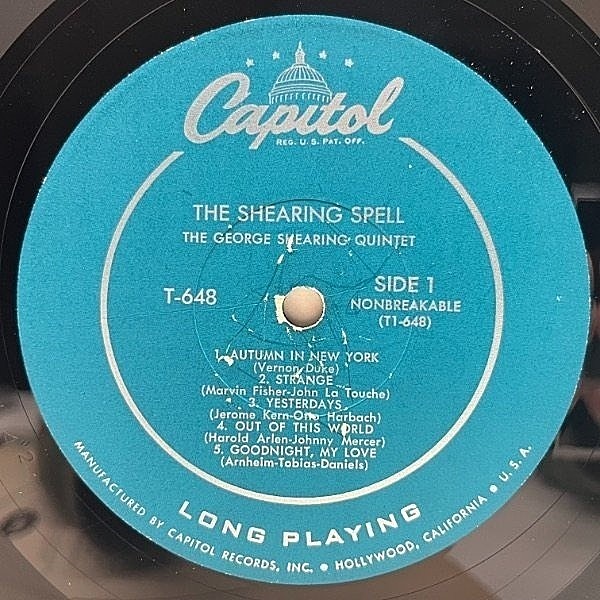 SHEARING / The Shearing Spell (LP) / Capitol WAXPEND RECORDS