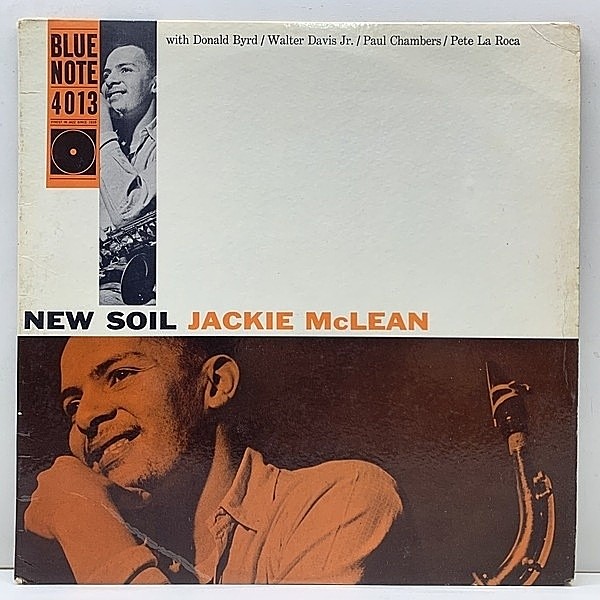 レコードメイン画像：レアな良好品!! R無し 47WEST63rd. MONO 米オリジナル JACKIE MCLEAN New Soil (Blue Note BLP 4013) w/ Donald Byrd, Walter Davis Jr.