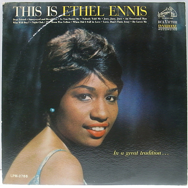 レコードメイン画像：美盤!! MONO 初回DYNAGROOVE 完全オリジナル ETHEL ENNIS This Is ～ ('64 RCA) エセル・エニス 深溝 銀ロゴ ニッパーLbl.