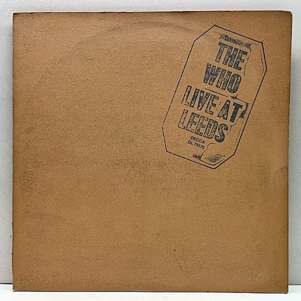レコードメイン画像：美盤!! USオリジナル THE WHO Live At Leeds ('69 Decca DL 79175) GFジャケ ざら紙 米 初回プレス || 写真を含むインサート9点