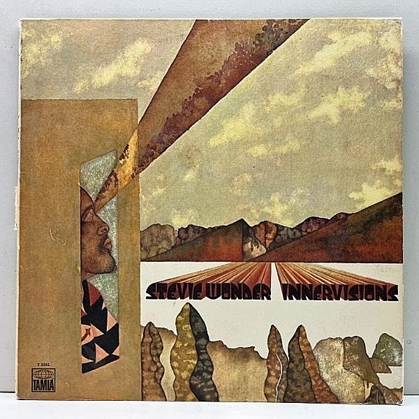 レコードメイン画像：USオリジナル KENDUN刻印 STEVIE WONDER Innervisions ('73 Tamla) GFテクスチャード仕様 米 初回プレス 概ね良好！