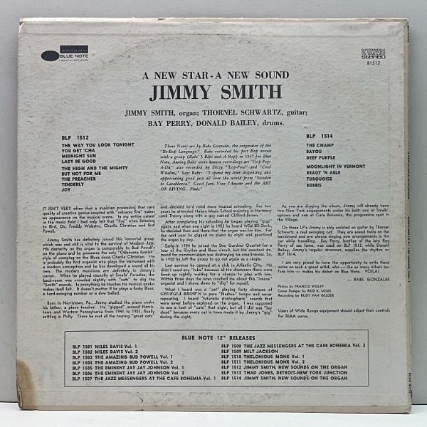JIMMY SMITH / A New Sound - A New Star (LP) / Blue Note