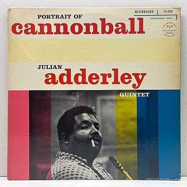 レコードメイン画像：【Somethin' Elseと同年録音のRiverside第1弾】MONO 深溝 CANNONBALL ADDERLEY Portrait Of ～ (RLP 12-269) w/ Bill Evans, Blue Mitchell