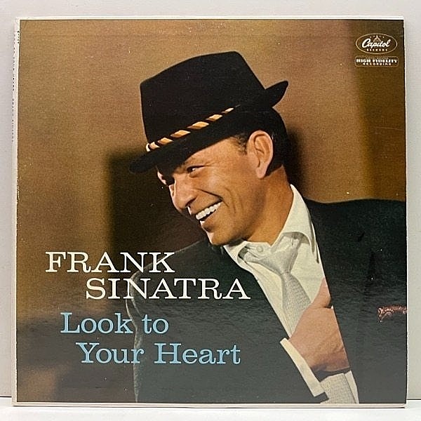 レコードメイン画像：極美品!! MONO 初版 LP縦文字 虹リム USオリジ FRANK SINATRA Look To Your Heart (W-1164) シングル曲を中心とした珠玉の全12曲