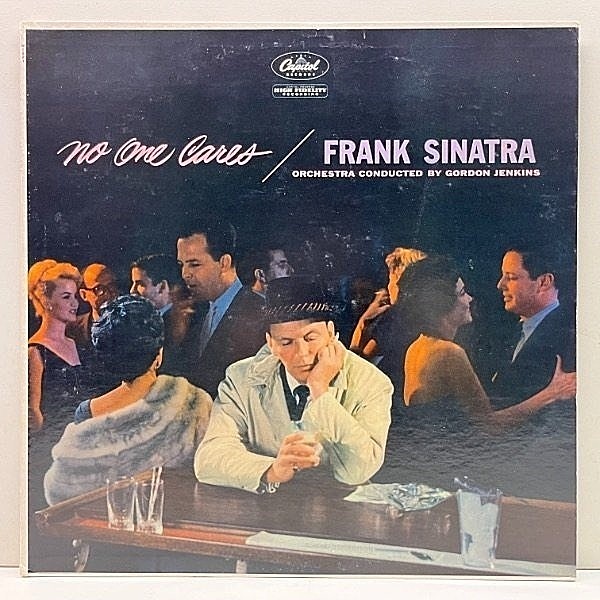 レコードメイン画像：【ブルー・バラード最高作の一つ】美品 MONO 左ロゴ USオリジナル FRANK SINATRA No One Cares ('59 Capitol W-1221) フランク・シナトラ