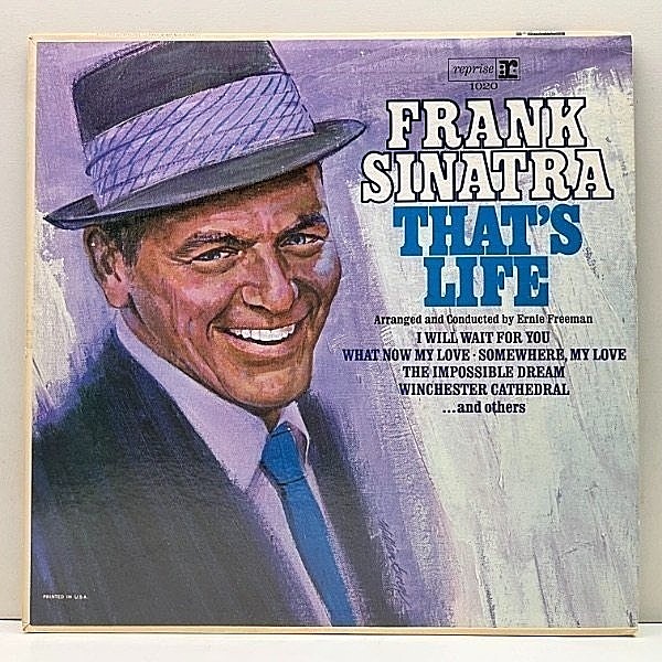 レコードメイン画像：美再生＆美ジャケ!! MONO 初版 3色 USオリジ FRANK SINATRA That's Life ('66 Reprise F 1020) w/ Ernie Freeman 米 初回 モノラル