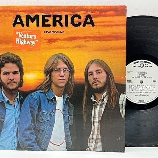 レコードメイン画像：白プロモ 美盤!! USオリジナル AMERICA Homecoming ('72 Warner) JANET JACKSONネタ 名曲 Ventura Highway 収録 初版 LP