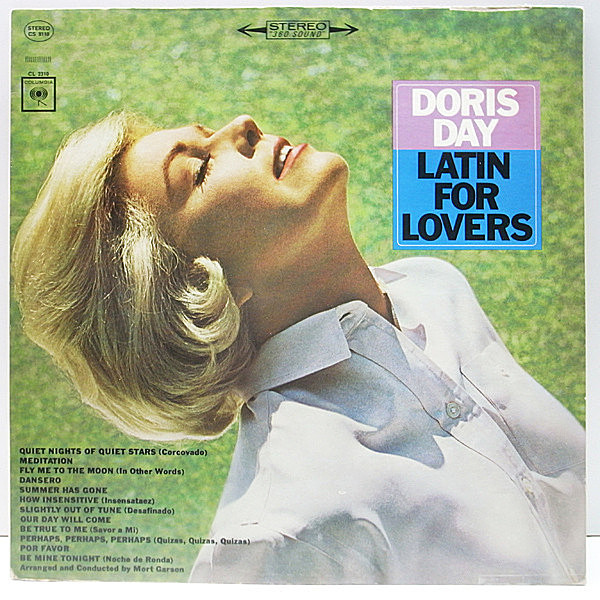 レコードメイン画像：美盤!! 1Aマト US 2eyeラベル DORIS DAY Latin For Lovers ('65 Columbia) ドリス・デイが歌うボサノヴァ～スタンダード集 名盤 LP