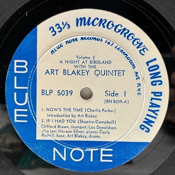 Art Blakey Quintet A Night At Birdland, Vol. 3 Blue Note BNJ