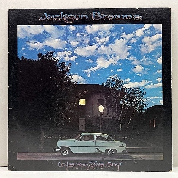 レコードメイン画像：Cut無し!良好! 初版 Wマーク無し US 完全オリジナル JACKSON BROWNE Late For The Sky ('74 Asylum) 7E規格 TML刻印 米 初回プレス LP