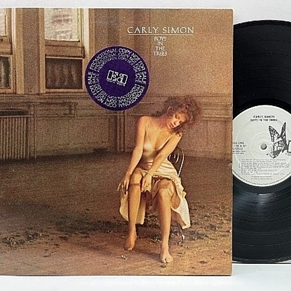 レコードメイン画像：白プロモ 美品 USオリジ CARLY SIMON Boys In The Trees ('78 Elektra) 男の子のように MICHAEL McDONALDと共作の名曲 You Belong To Me