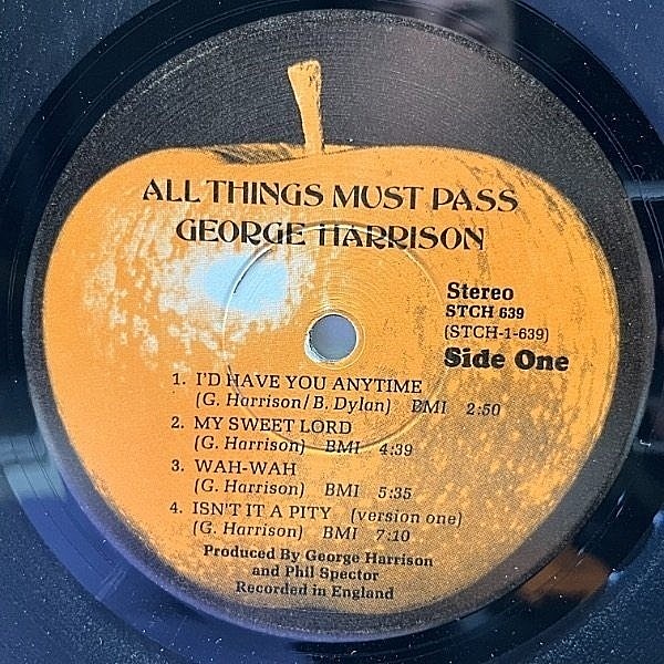 GEORGE HARRISON / All Things Must Pass (LP) / Capitol