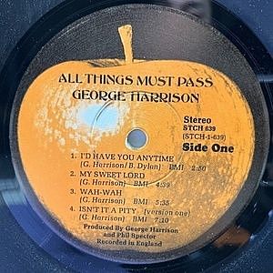 George Harrison All Things Must Passレコード George Harrison – All Things Must Pass – Box Set 3 x Vinyl