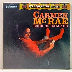 レコード画像：CARMEN McRAE / Book Of Ballads
