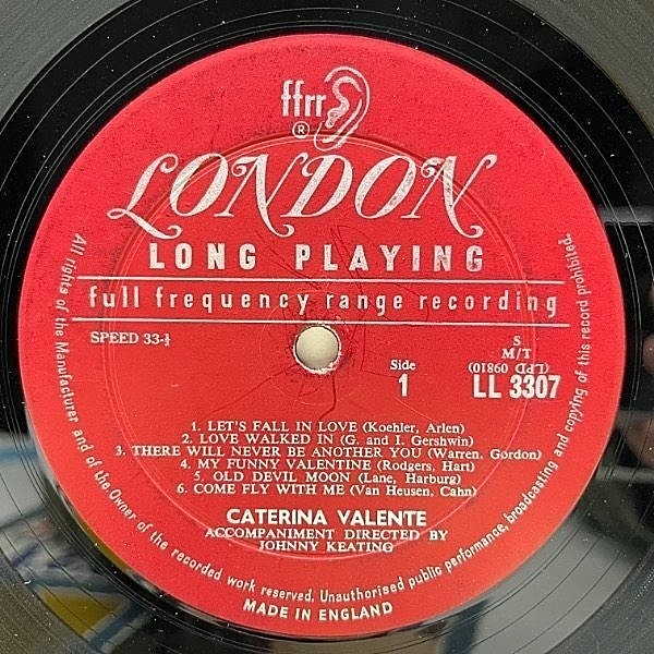 CATERINA VALENTE / Strictly U.S.A. (LP) / London | WAXPEND