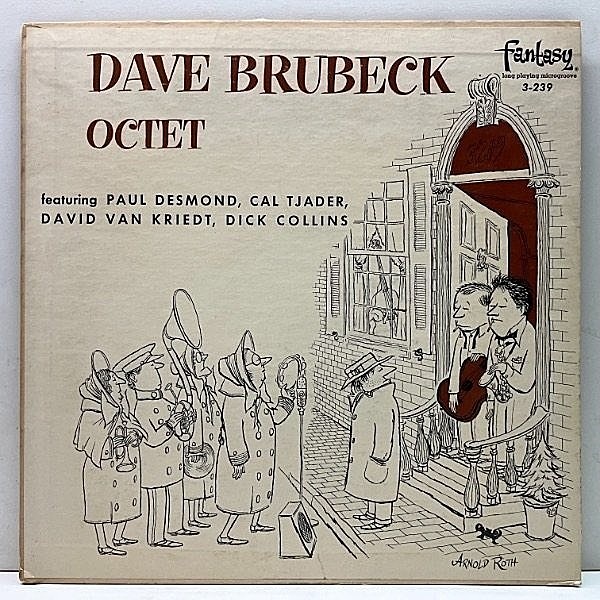 レコードメイン画像：美盤!音質綺麗! USオリジナル MONO 深溝 DAVE BRUBECK OCTET - Distinctive Rhythm Instrumentals (Fantasy 3-329) w/ Paul Desmond