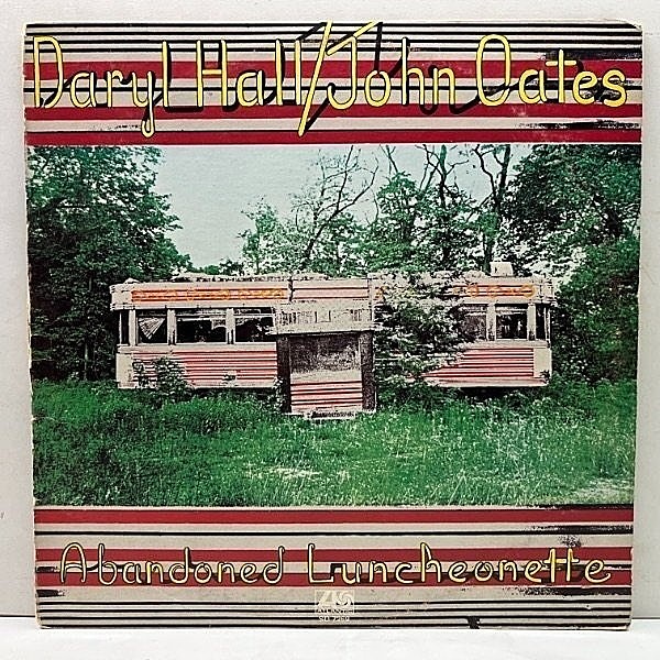 レコードメイン画像：ポスター完品!! Aマト W無し USオリジ DARYL HALL & JOHN OATES Abandoned Luncheonette ('73 Atlantic) アバンダンド・ランチョネット